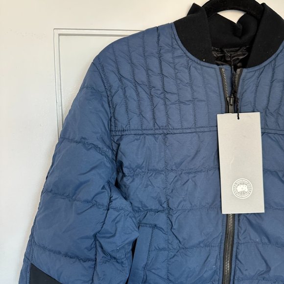 Canada Goose Dunham Jacket Slim Fit Puffer Down-filled Small Marine Blue - Picture 5 of 7